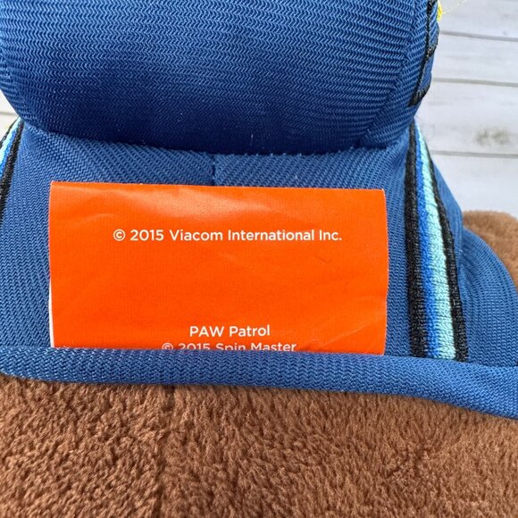 Paw Patrol Chase Plush Stuffed Animal Toy Dog 16" Brown Blue Hat Backpack Outfit - Picture 9 of 14